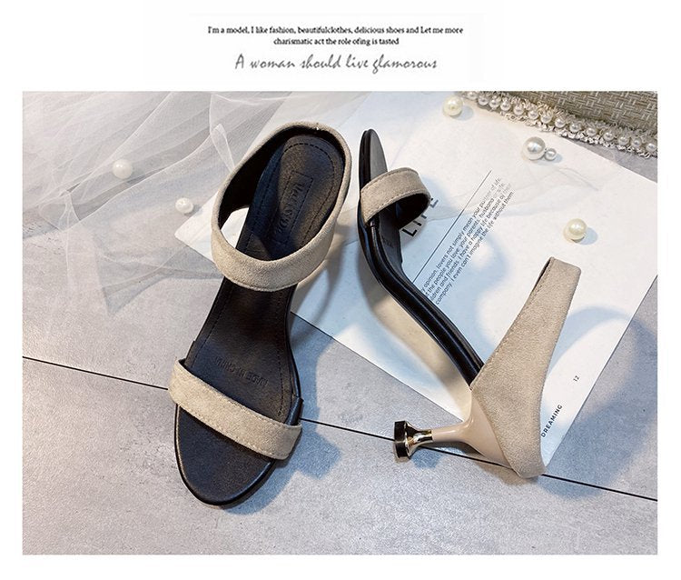 【Shoes】ハイヒールサンダルスリッパ W11541