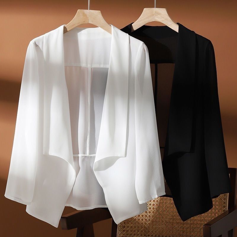 【Outer】新作アイテム~UVカットシフォンボレロ W11688