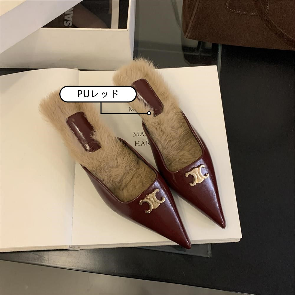 【Shoes】2タイプファースリッパ Z8132