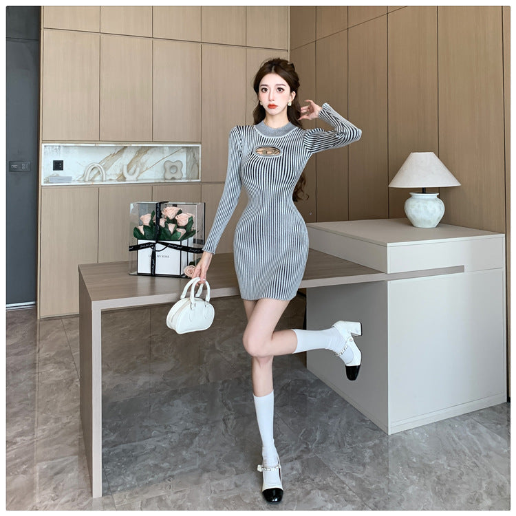 【Dress】新入荷~ニットワンピース W9976