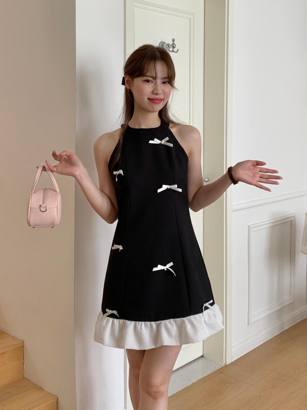 【Dress】ノースリーブワンピース W12009