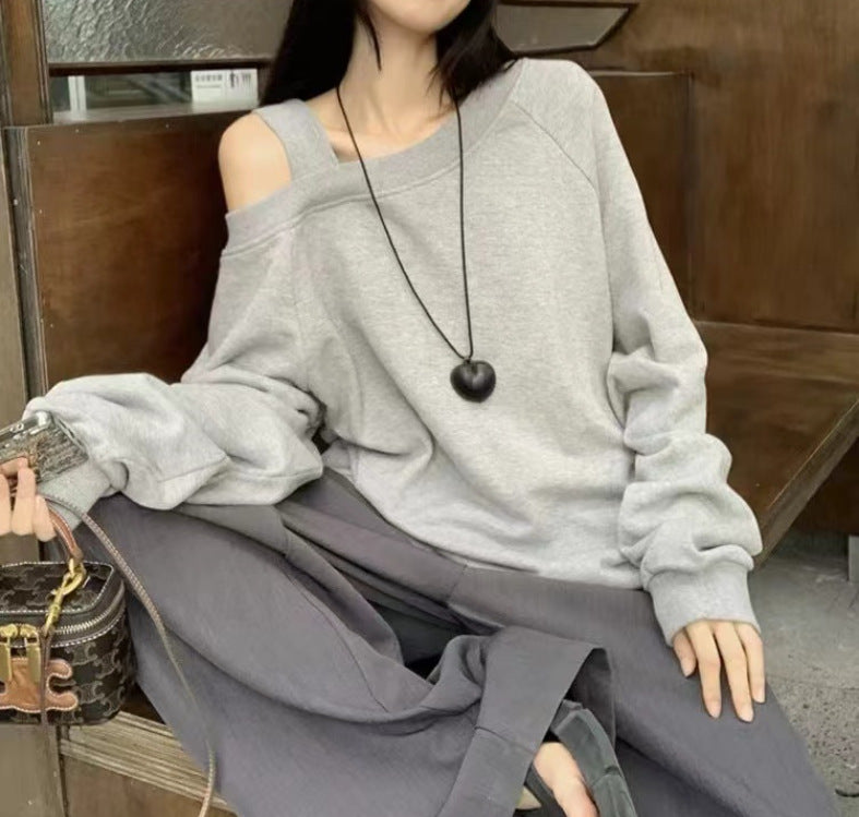 【Tops】ワンショルダープルオーバー W13970