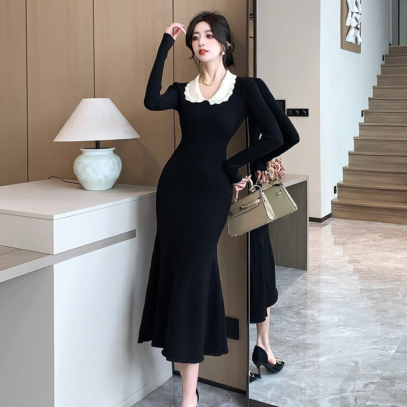 【Dress】ドールカラーワンピース W9945