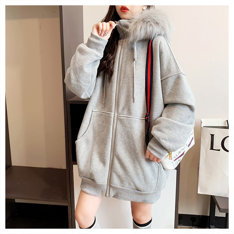 【Outer】ファージップパーカー W14183