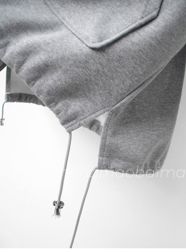 【Tops】厚手ジップパーカー W14287