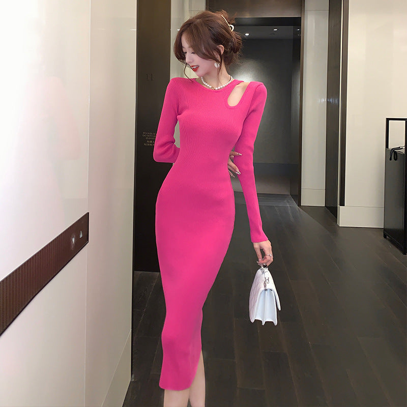 【Dress】透かし彫りフェミニンワンピース Z-6217
