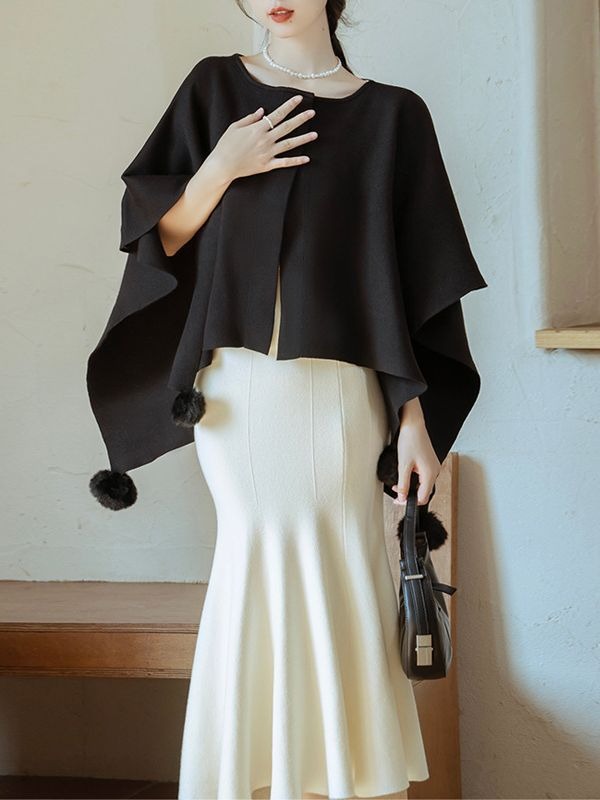 【Outer】ボレロコート W13866