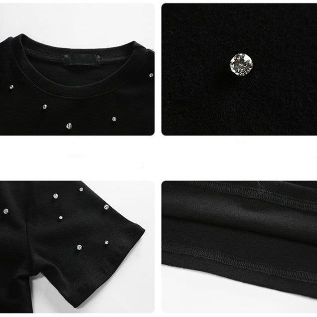 【Tops】ダイヤモンドTシャツ W11918