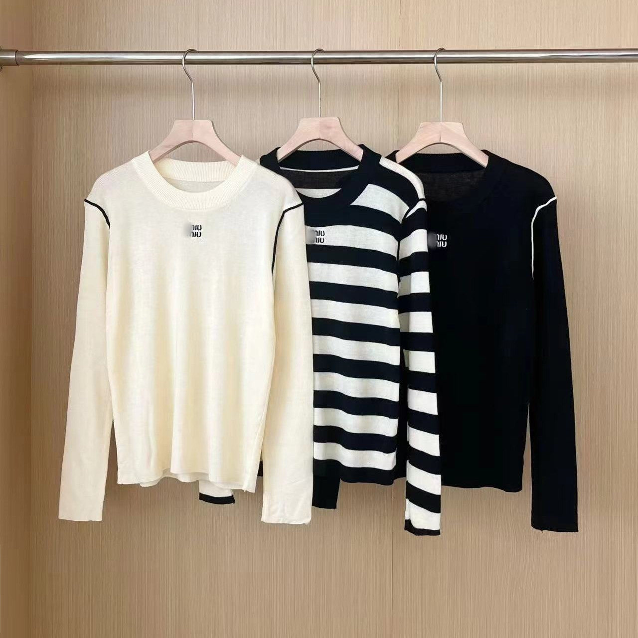 【Tops】3色展開人気ニット W13249