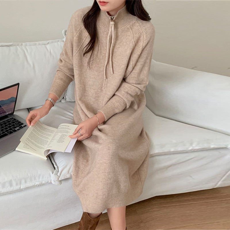 【Dress】タートルネックワンピース Z8387