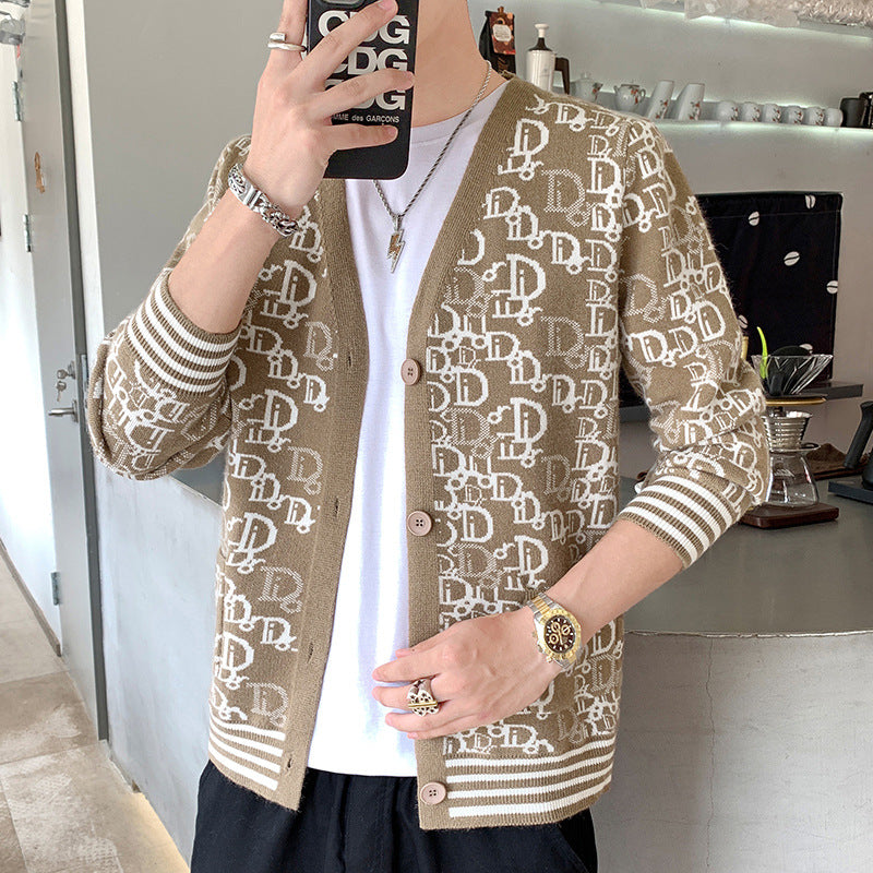 【Mens】高級感カーディガン Z7204