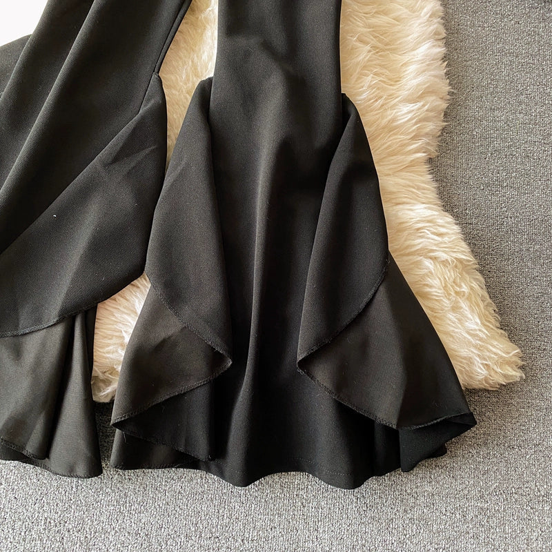 【Bottoms】フレアパンツ W10609