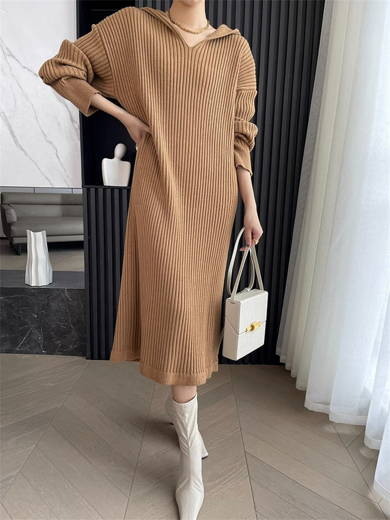 【Dress】ルーズ感ニットワンピース Z8385