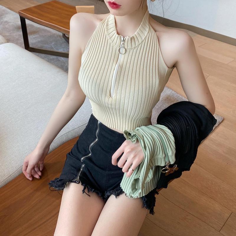 【Tops】春夏バックレスタンクトップ Z-5183