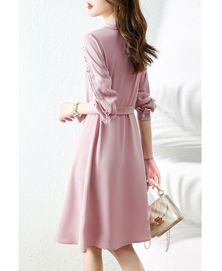 【Dress】シャツワンピース新入荷 W8363