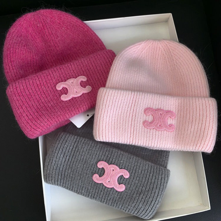 【雑貨】8色厚手ニット帽子 T01147