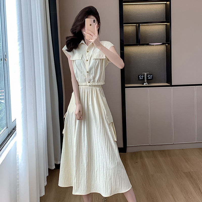 【Set】セットアップ シャツ + スカート W12031