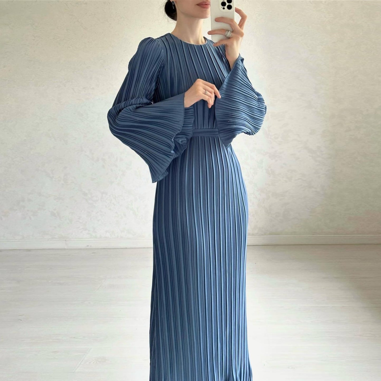 【Dress】プリーツドレス W13266