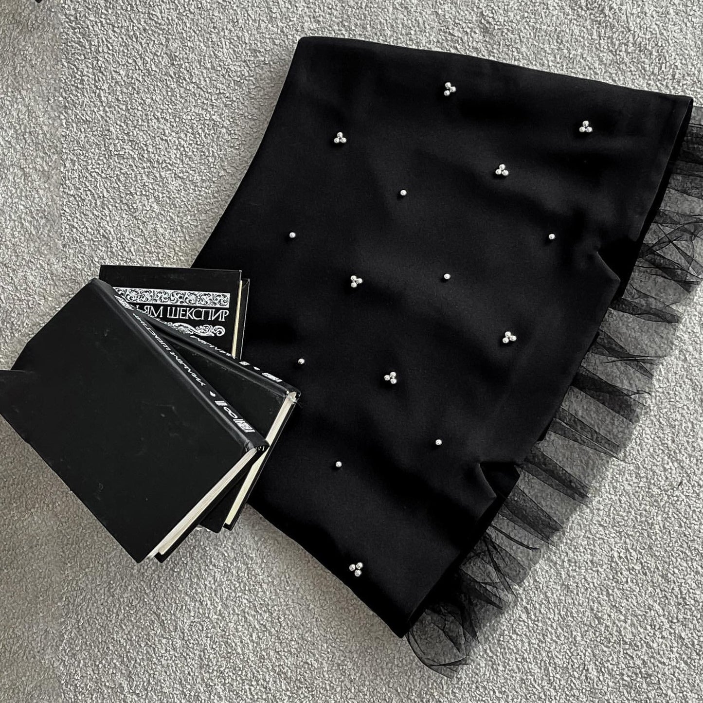 【Bottoms】ビーズデザインスカート W13572