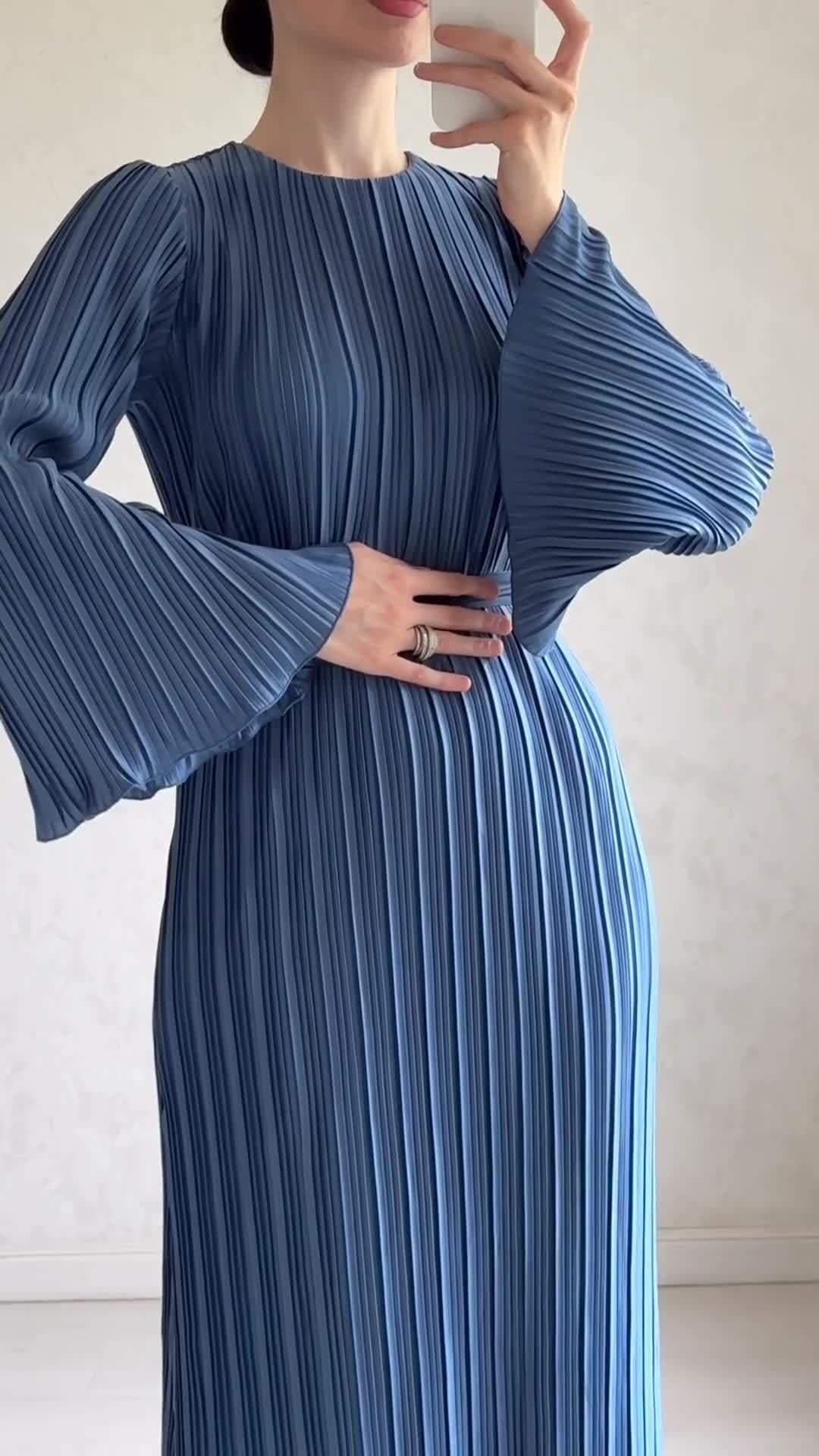 【Dress】プリーツドレス W13266