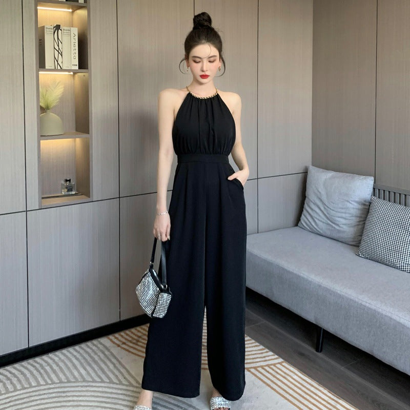 【Set】新入荷~ホルターネック夏オールインワン Z-6570