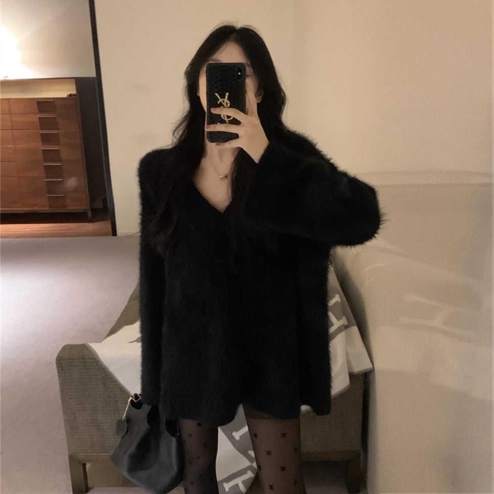 【Set】ワンピース+セーター 2点セット Z7921