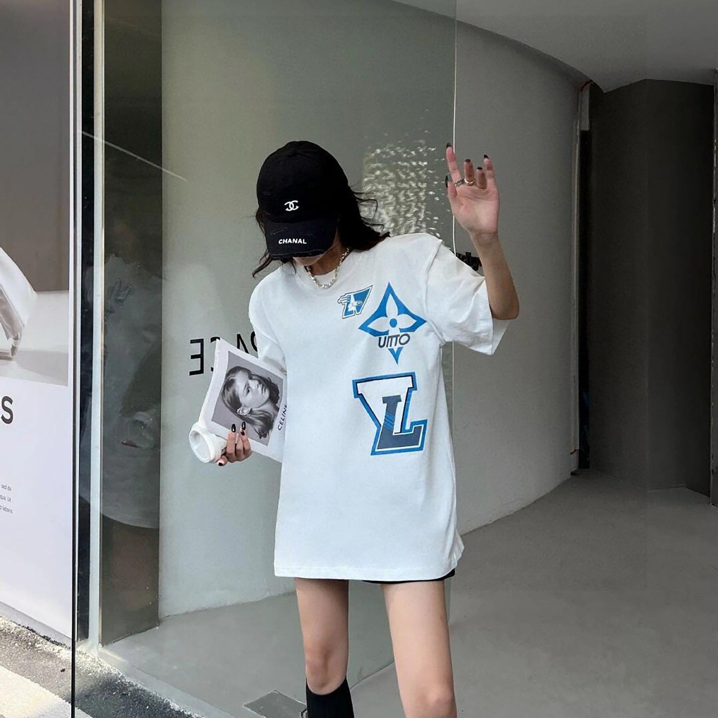 【Tops】プリントTシャツ T01644