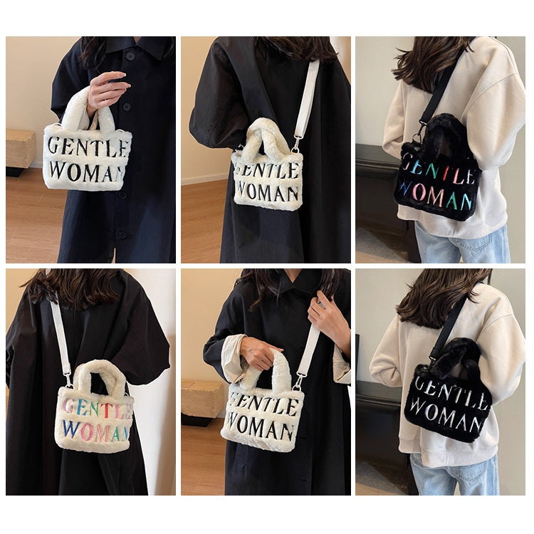 【雑貨】ふわふわ秋冬バッグ T01140