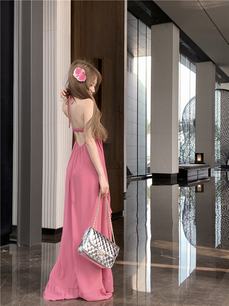 【Dress】リゾート風ロングスカート T01396