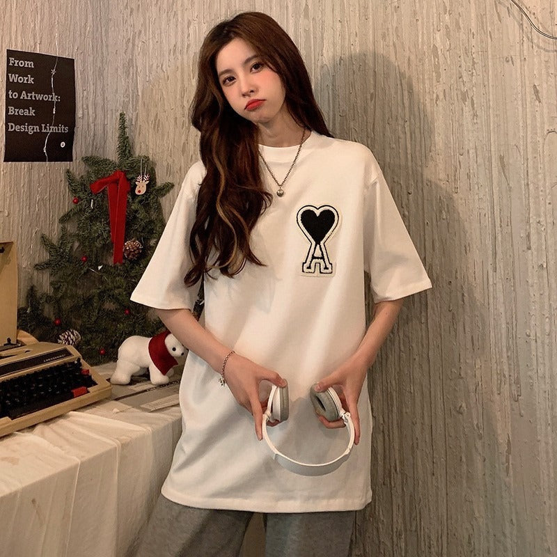 【Tops】6色選択可Tシャツ W12447