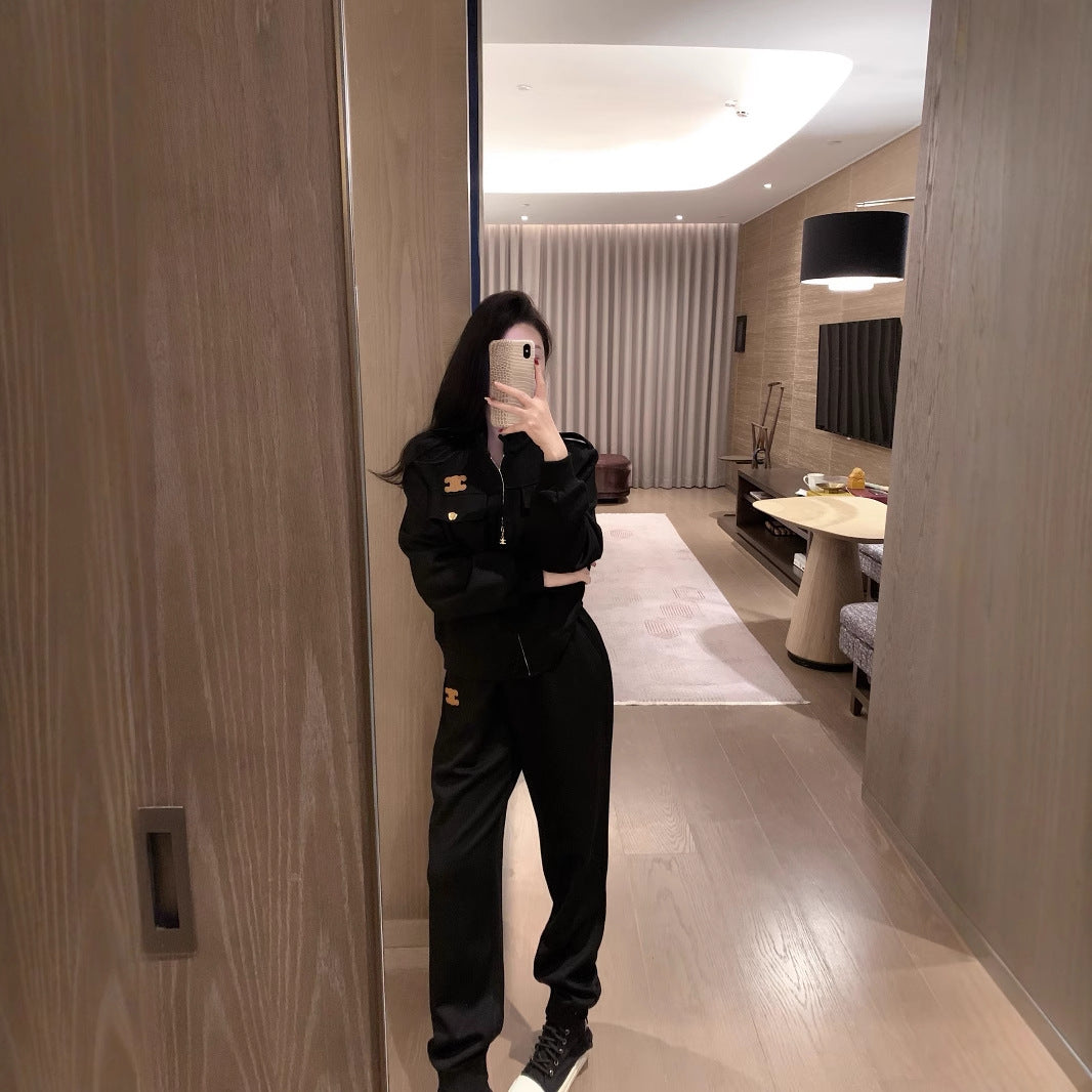 【Set】パーカー + パンツ2点セット T01248