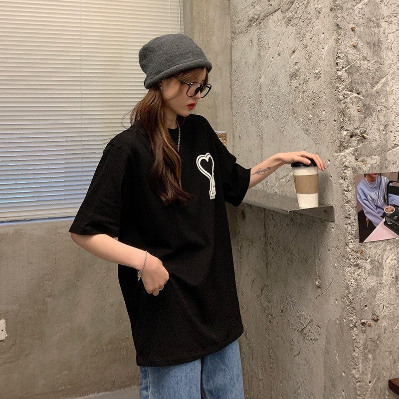【Tops】6色選択可Tシャツ W12447