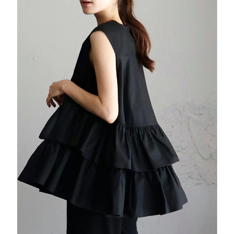 【Tops】7色ノースリーブシャツ W11870