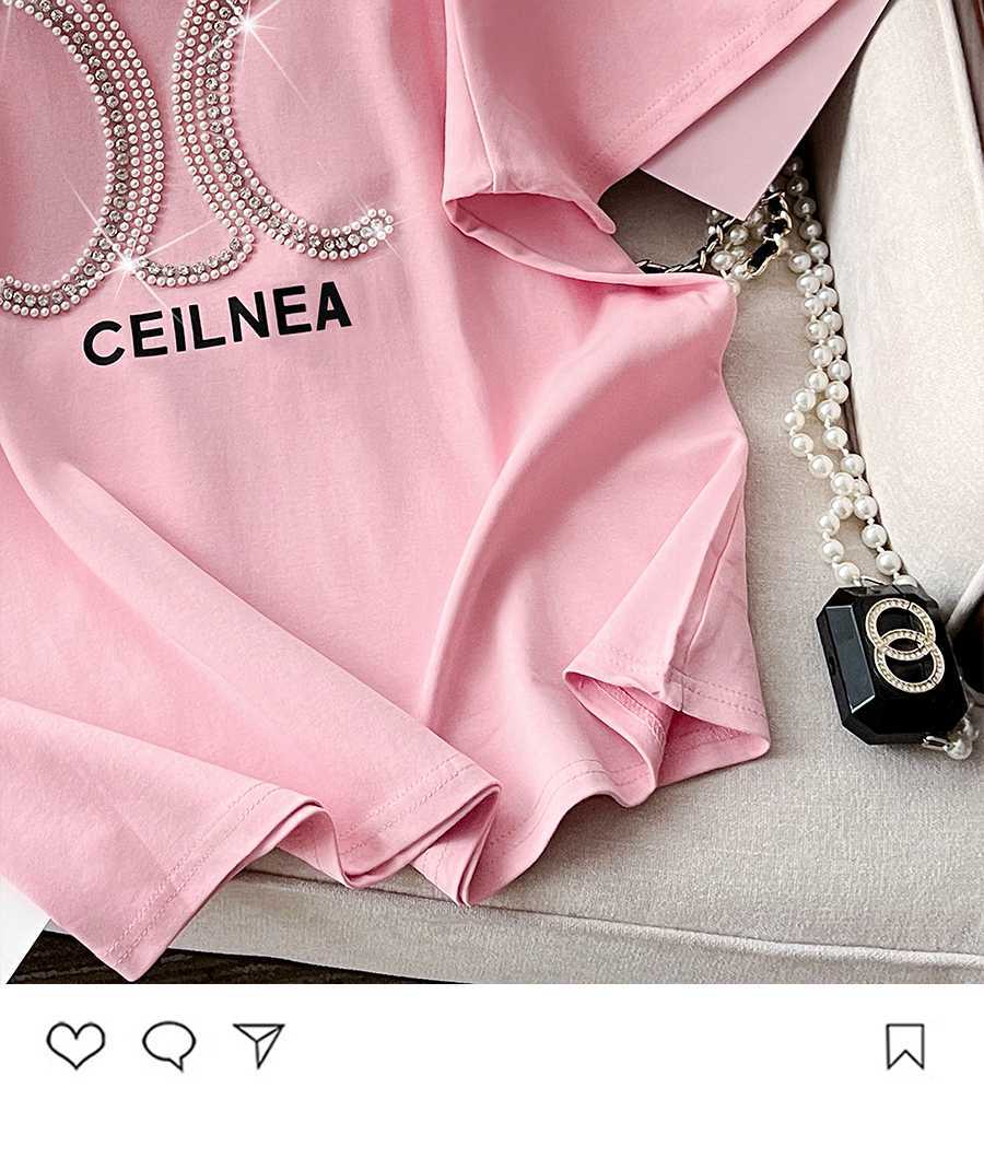 【Tops】カジュアル半袖Tシャツ W11227