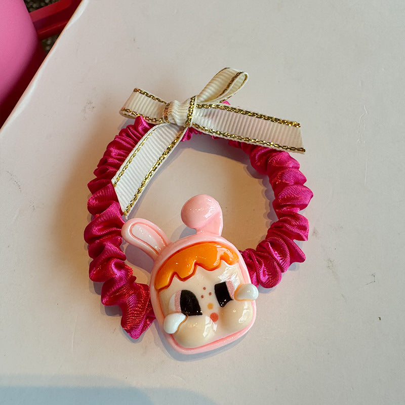 【雑貨】5点セットキャラクターヘアリング W14011