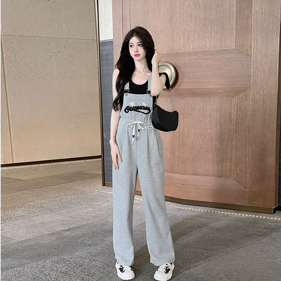 【Set】2点セット タンクトップ+ サロペット W11341