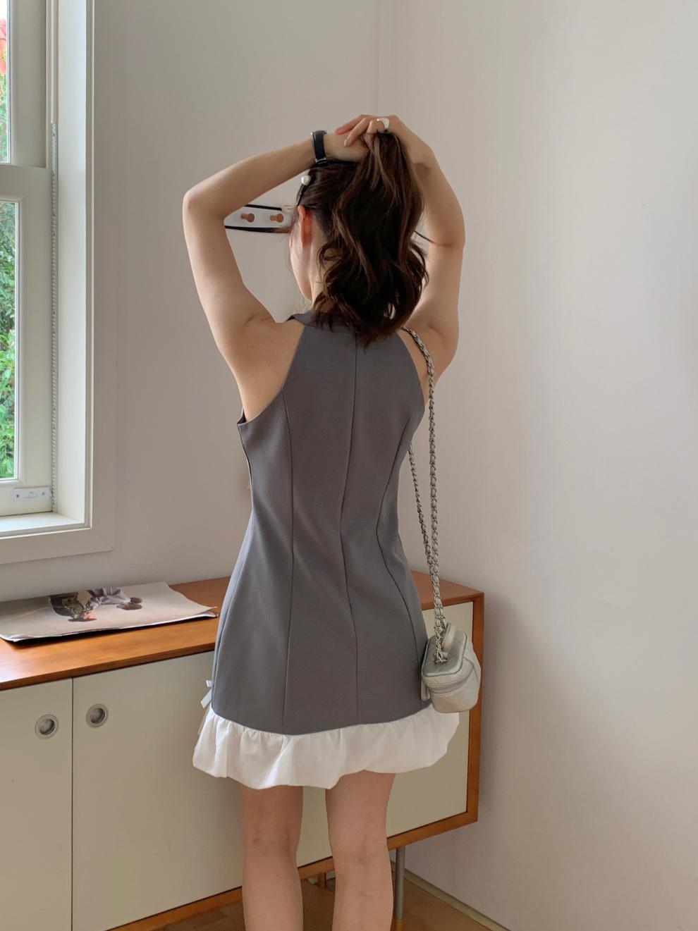 【Dress】ノースリーブワンピース W12009