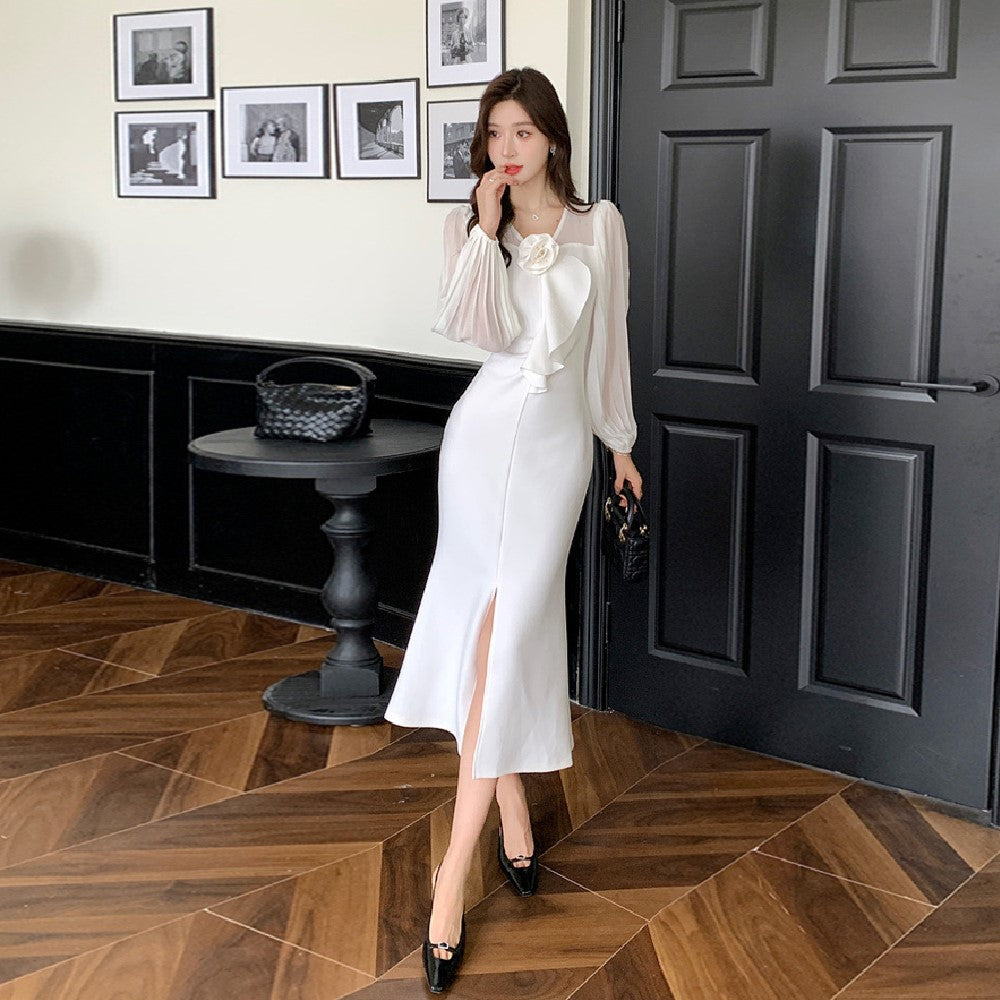 【Dress】フェミニンワンピース2色 Z7694