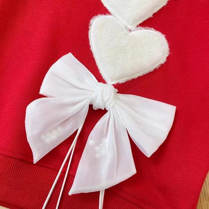 【Tops】ハート♡クリスマスセーター W14606