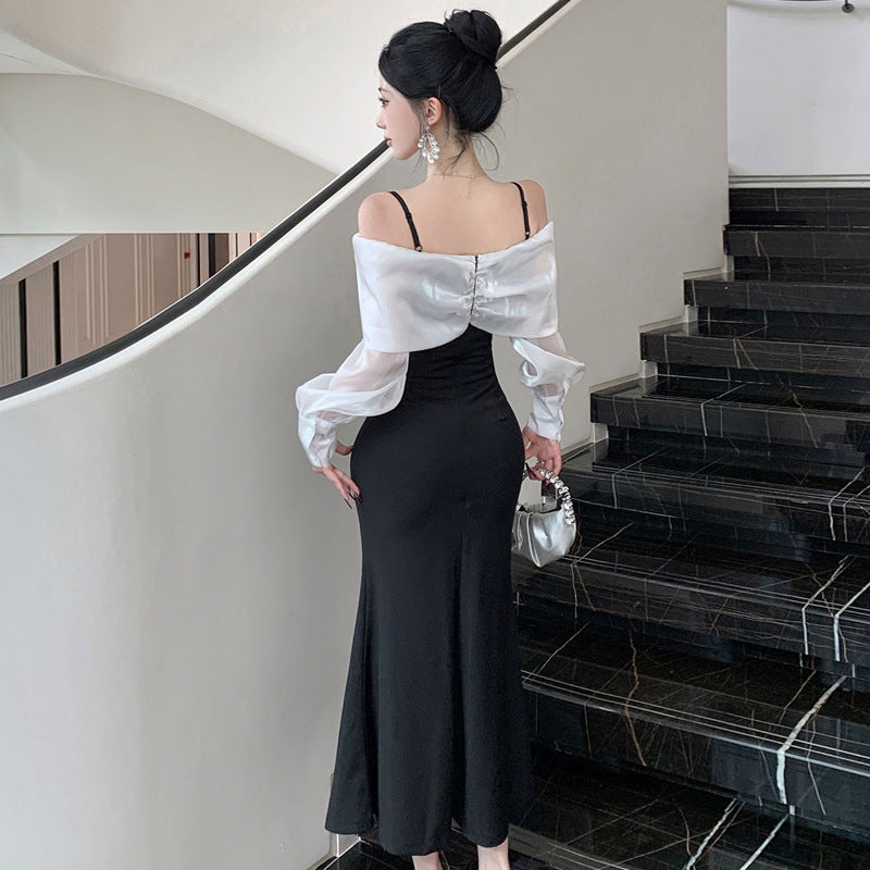 【Dress】ワンショルダーワンピース Z8364