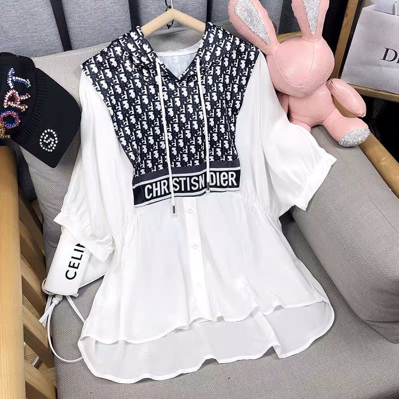 【Set】新入荷~セットアップ ブラウス+ パンツ    W10887