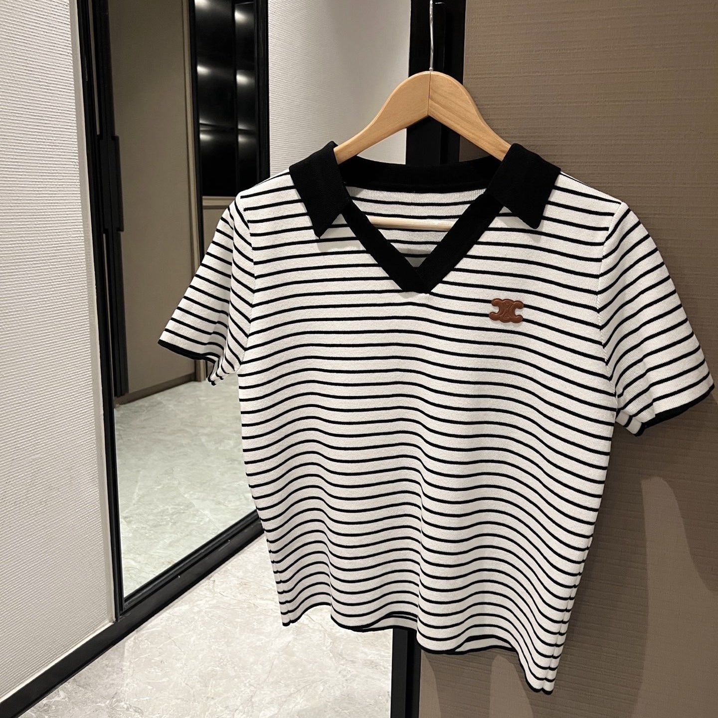 【Set】春夏新作ストライプ2点セット T01561