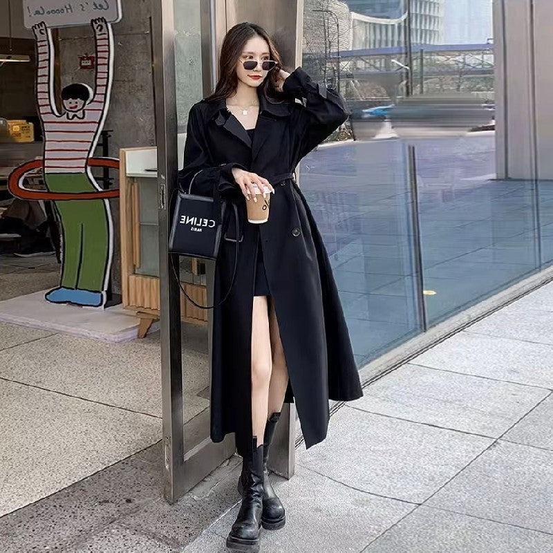 【Outer】高級感トレンチコート Z7618