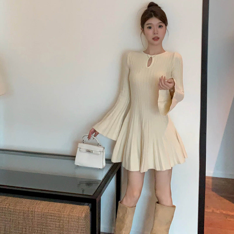 【Dress】ベルスリーブワンピース T01233