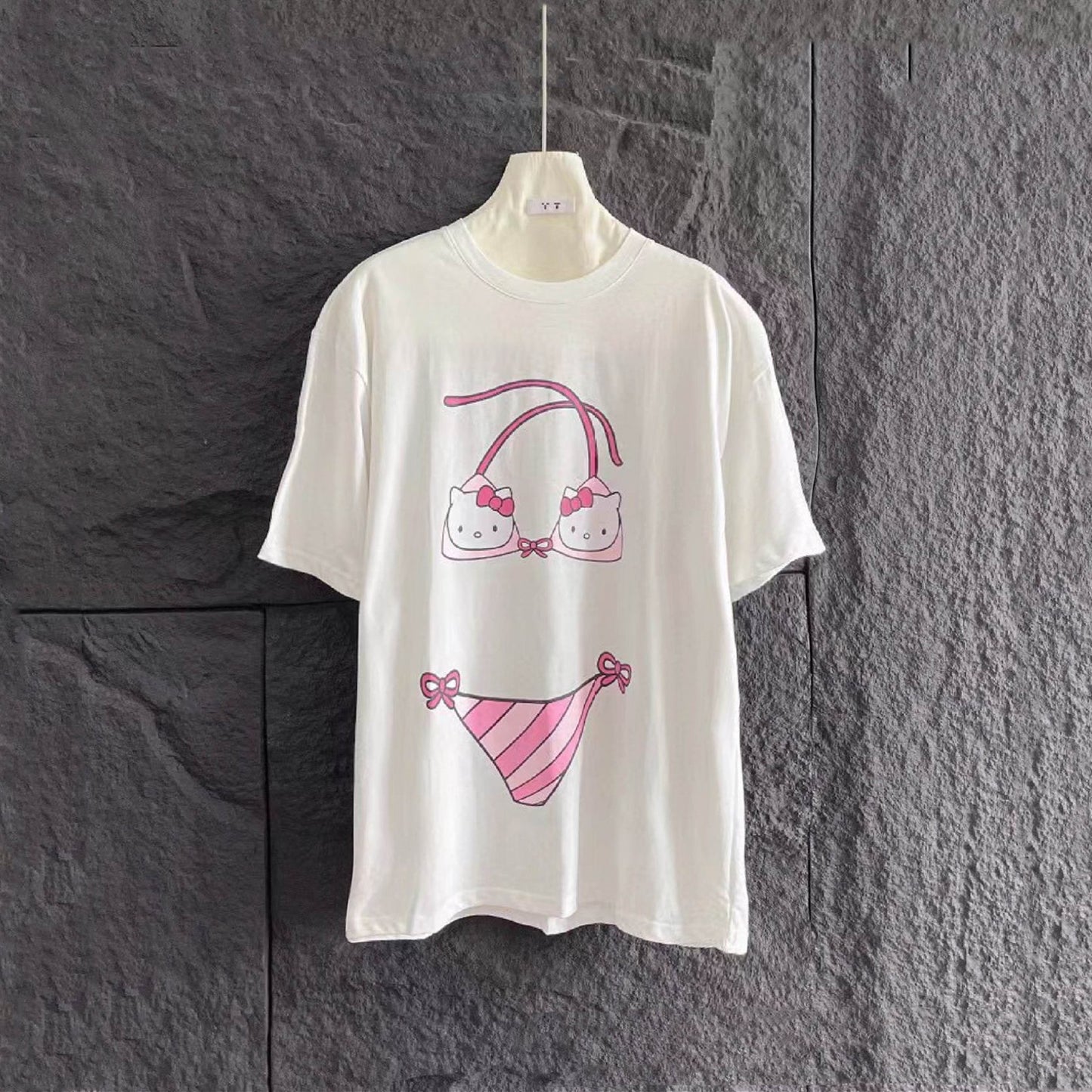 【Tops】プリントTシャツ W12711