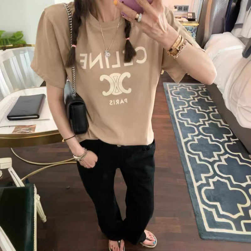 【Tops】カジュアルTシャツ W12526
