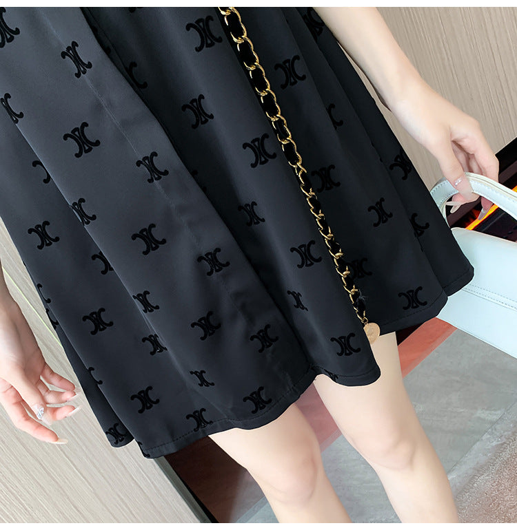 【Dress】新入荷~プリントシャツワンピース W10961