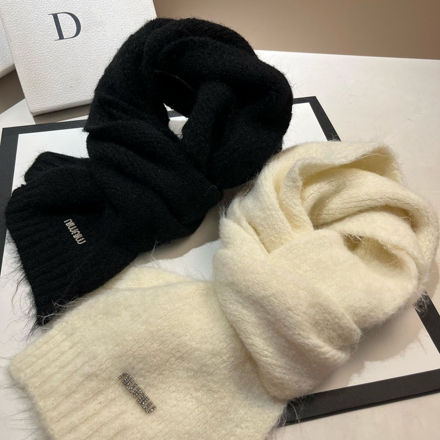【雑貨】高級感マフラー W14756