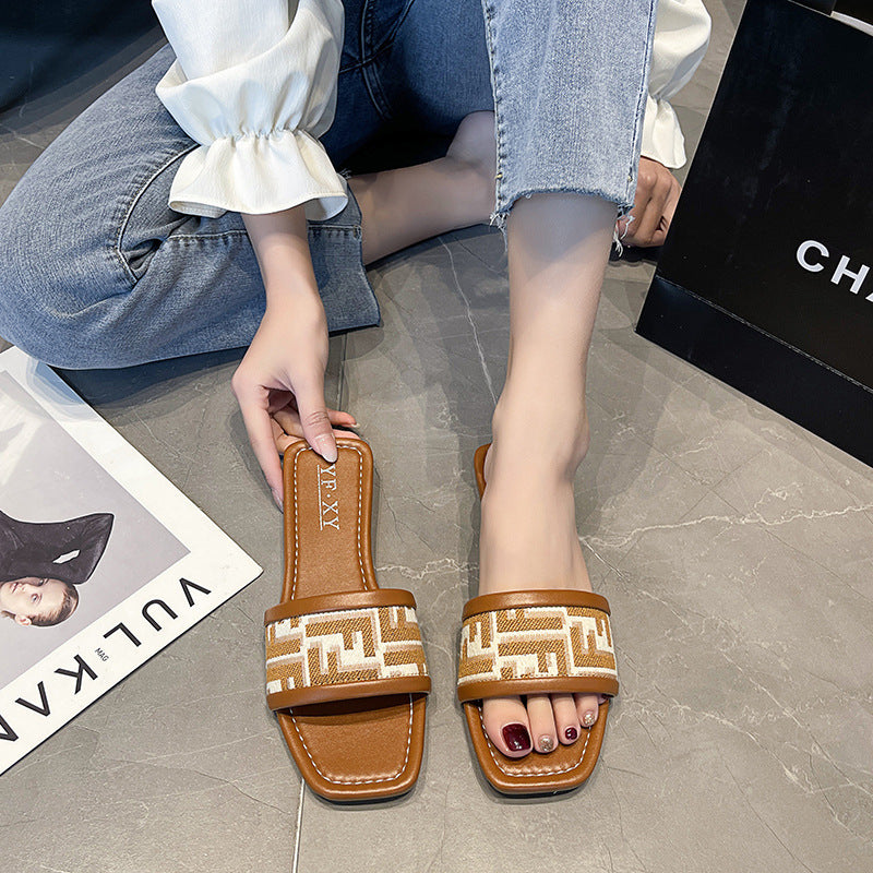 【Shoes】滑り止めスリッパ W12391