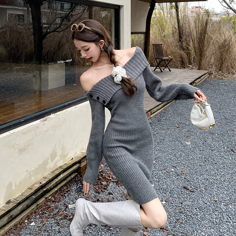 【Dress】ワンショルダーワンピース Z8139